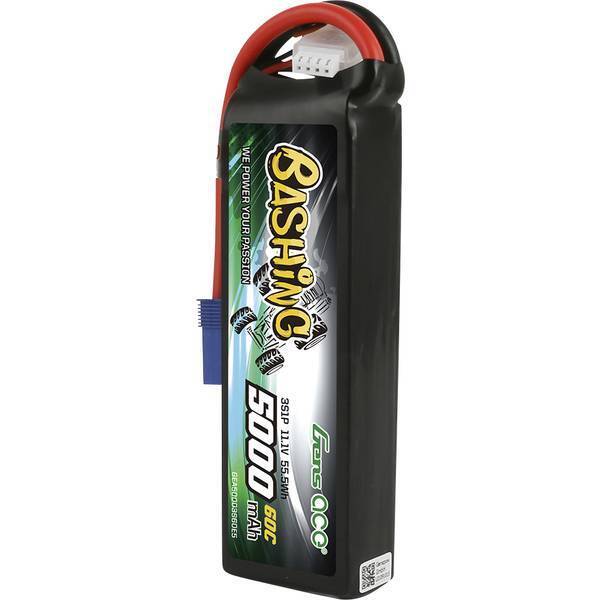 GENS ACE BATTERIA RICARICABILE LIPO 11.1 V 5000 MAH SOFTCASE EC5 MODELLISMO