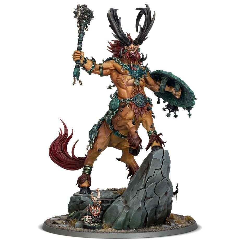 KRAGNOS THE END OF EMPIRES miniatura Dio della Distruzione Warhammer Age of Sigm