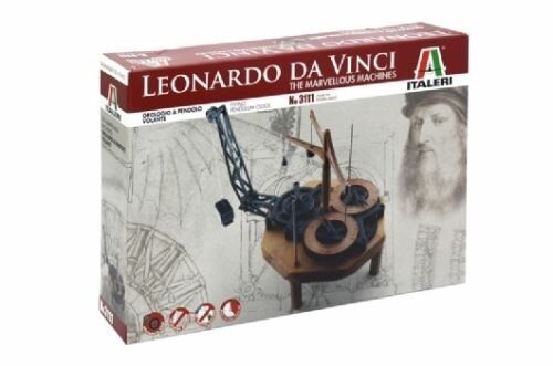 Leonardo Da Vinci Flying Pendulum Clock Plastic Kit Model ITALERI