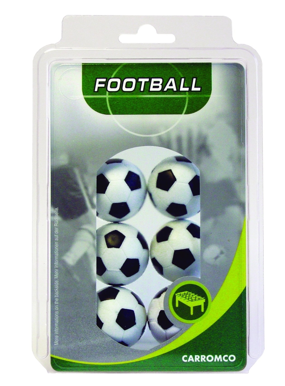 Carromco Ersatzbälle für Tischfussball One Size