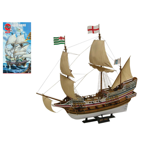 GOLDEN HIND AIRFIX VINTAGE CLASSIC KIT 1:72 Airfix Kit Navi Die Cast Modellino