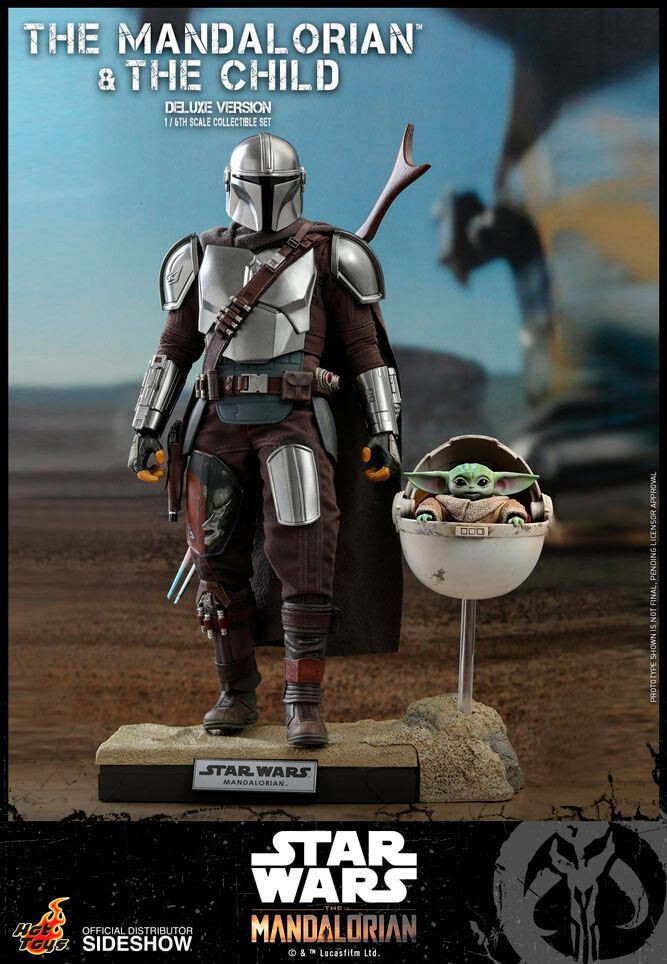 The Mandalorian Action Figure 2-Pack 1/6 The Mandalorian & The Child Deluxe 30cm
