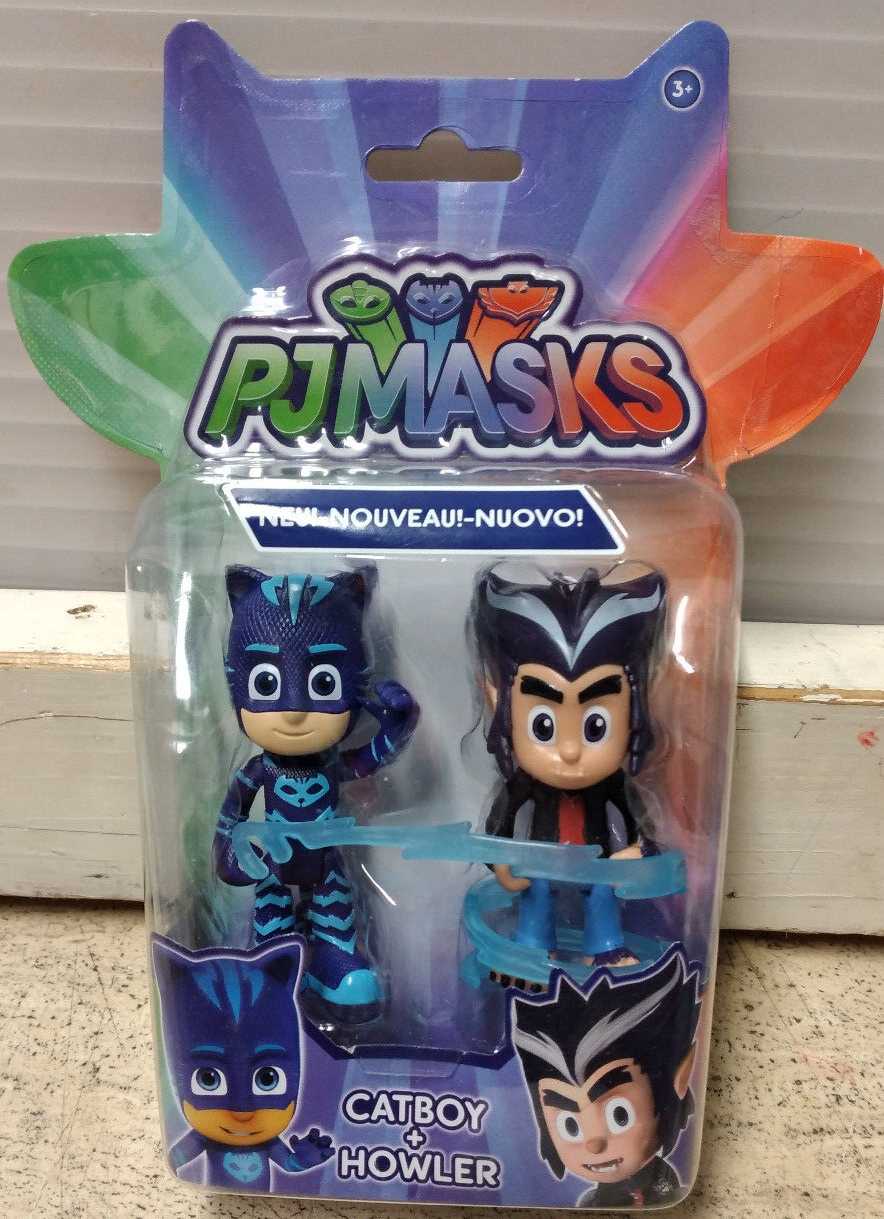 BLISTER PJMASKS 2 PERSONAGGI CATBOY +  HOWLER