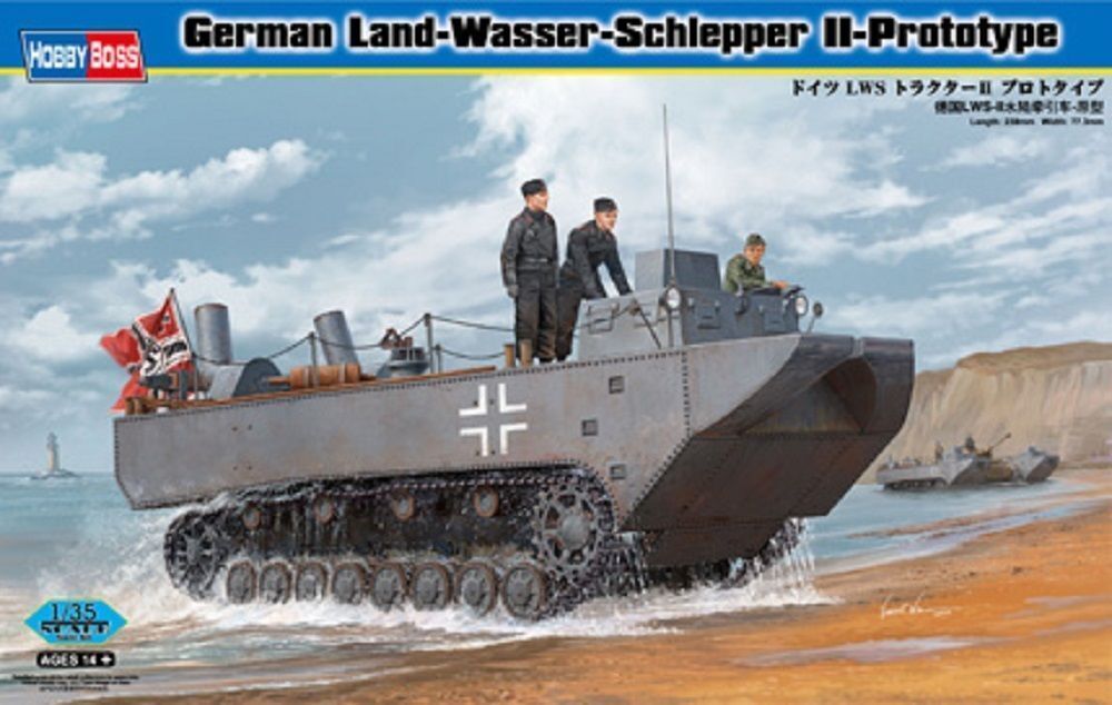 HOBBYBOSS GERMAN LAND WASSER SCHLEPPER II  PROTOTYPE Scala 1:35 cod.82461