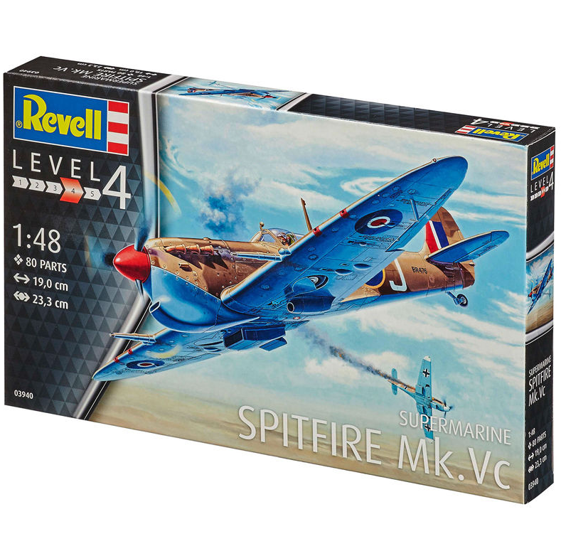 Spitfire MK.VC Supermarine 1/48 Kit di Montaggio 03940 REVELL