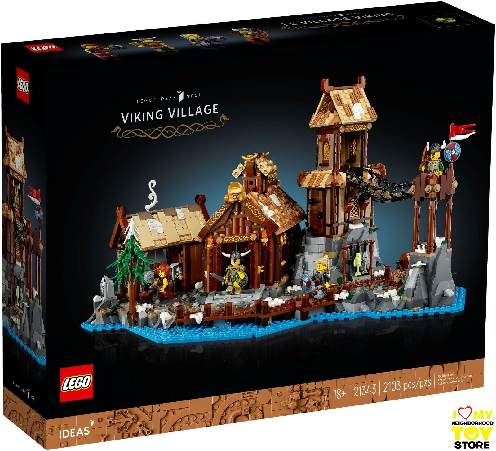 IN STOCK — LEGO 21343 IDEAS #051 VIKING VILLAGE (2023) — MISB