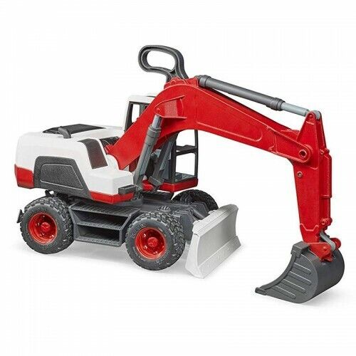 BRUDER 1:16 IN PLASTICA  ESCAVATORE GOMMATO XE 5000  ART 03411
