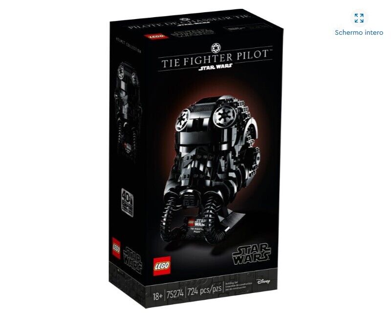 LEGO 75274 SW CASCO TIE FIGHTER - MISB PERFETTO RITIRATO - NEW SEALED RETIRED