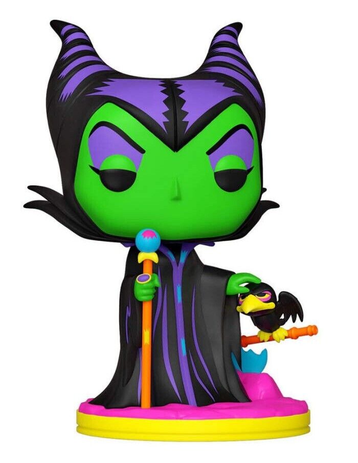FUNKO POP DISNEY VILLAINS - MALEFICENT 1082 BLACKLIGHT VINYL FIGURE NEW!