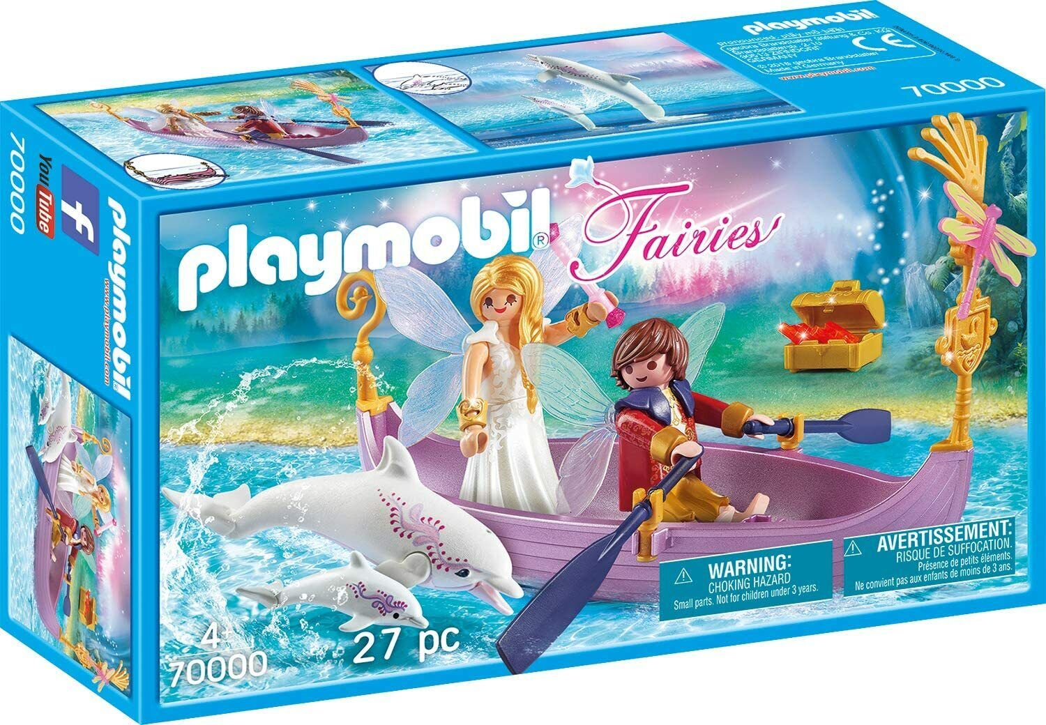 Playmobil Fairies 70000 - Barca Romantica delle Fate, dai 4 anni Costruzioni