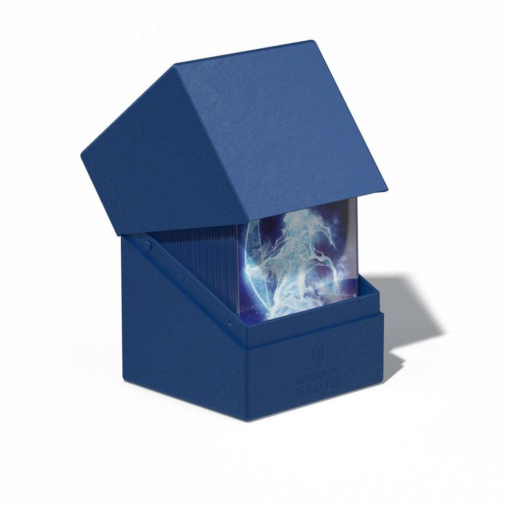 Porta Mazzo Return To Earth Boulder Deck Case 100+ Standard Size Blue Ultimate G