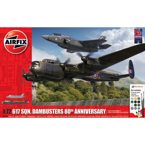617 SQN. DAMBUSTERS 80th ANNIVERSARY KIT 1:72 Airfix Kit Aerei Die Cast