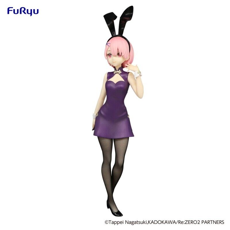 RE:ZERO BICUTE BUNNIES PVC STATUE RAM CHINA ANTIQUE DA 35 CM