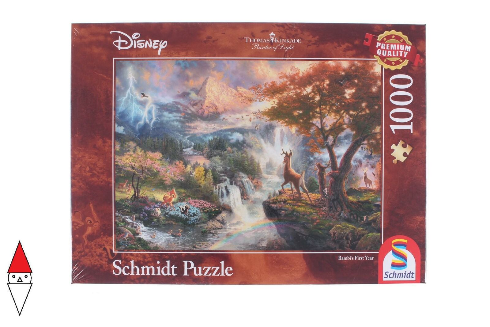 PUZZLE DISNEY SCHMIDT CARTONI ANIMATI KINKADE DISNEY BAMBI 1000 PZ