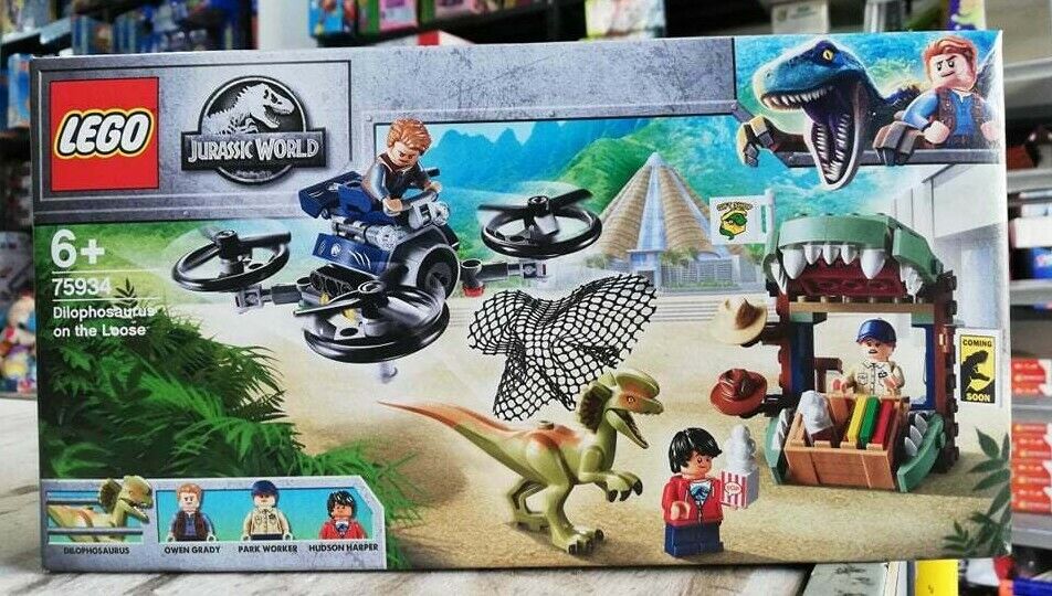 LEGO 75934 JURASSIC WORLD DILOPHOSAURUS ON THE LOOSE