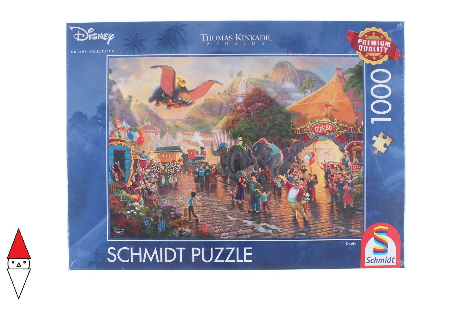 PUZZLE DISNEY SCHMIDT CARTONI ANIMATI KINKADE DISNEY DUMBO 1000 PZ