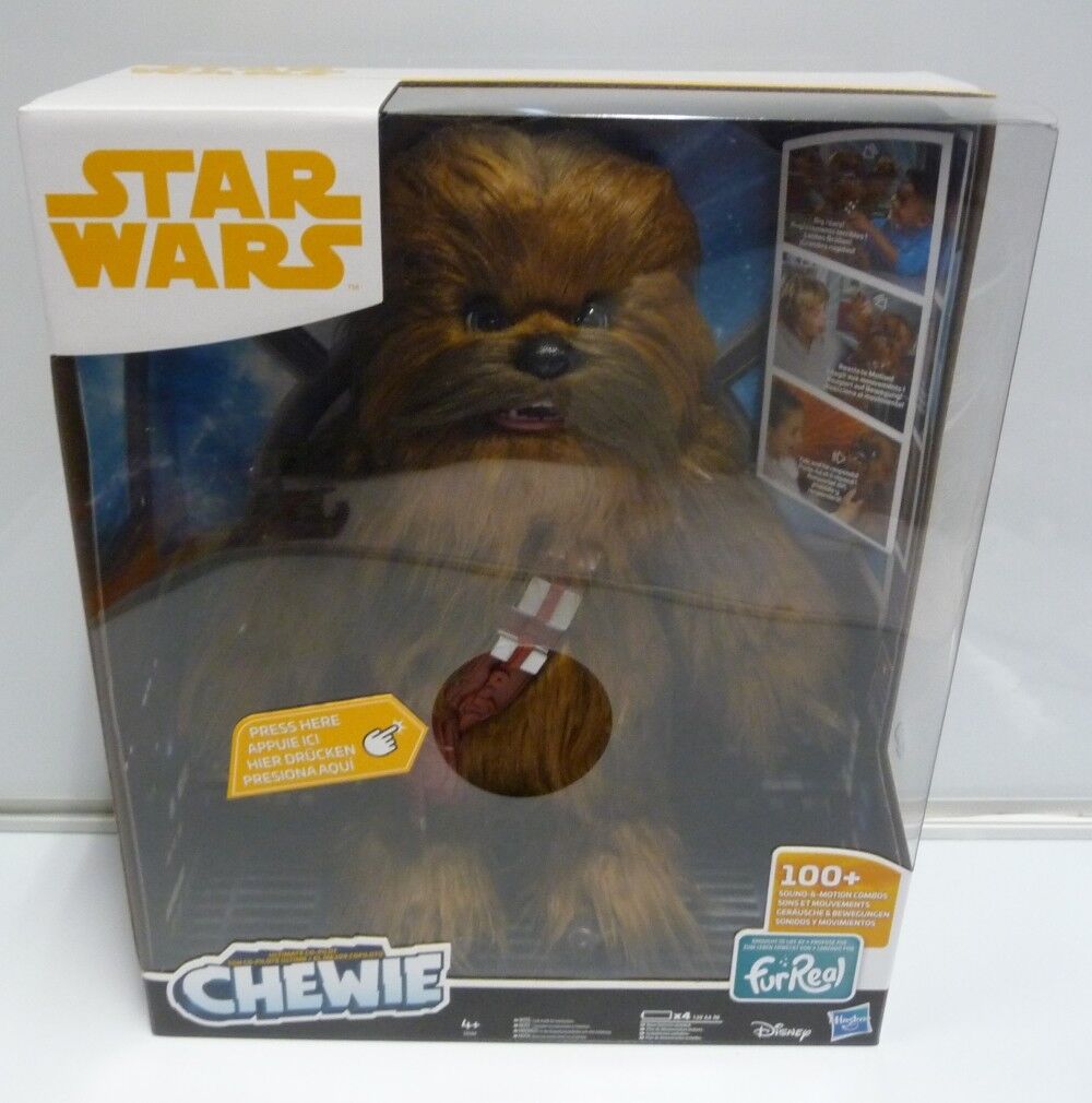 STAR WARS ULTIMATE CO-PILOT CHEWIE SOLO INTERACTIVE HASBRO PLUSH FIGURE NEW
