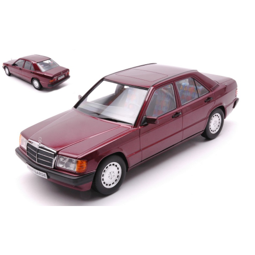 MERCEDES 190E 1.8 AVANTGARDE W201 1993 RED 1:18 Triple 9 Auto Stradali Die Cast