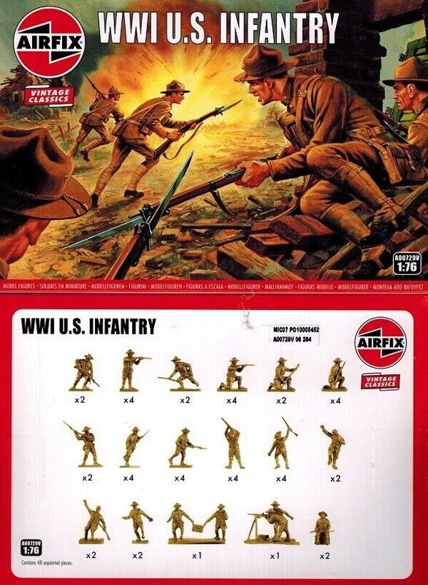 Airfix A00729V WWI U.S. Infantry 1:76