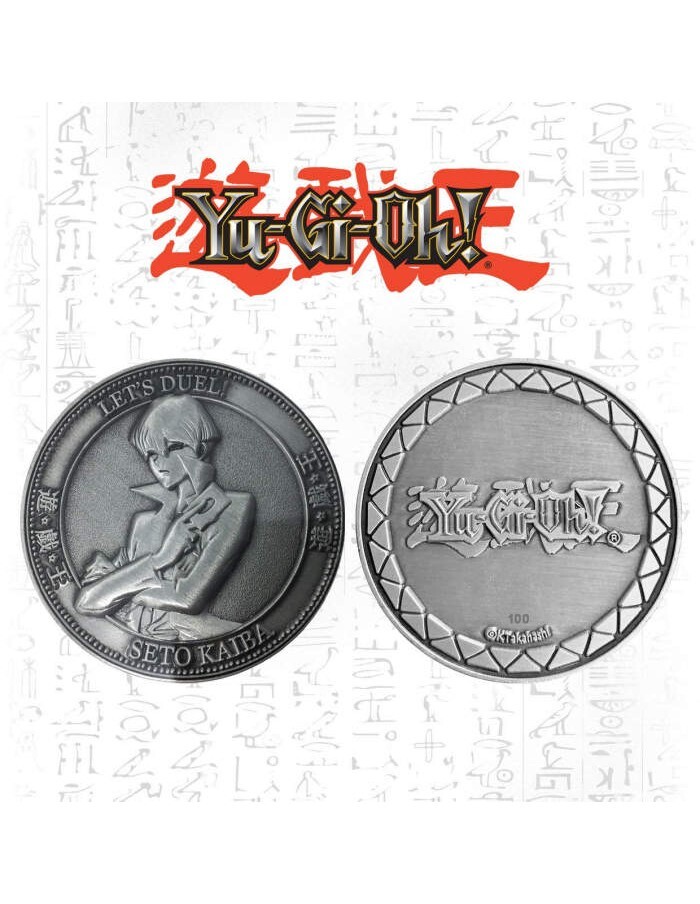 FANATIK COLLECTIBLE COIN MONETA DA COLLEZIONE YU GI OH SETO KAIBA NUOVA