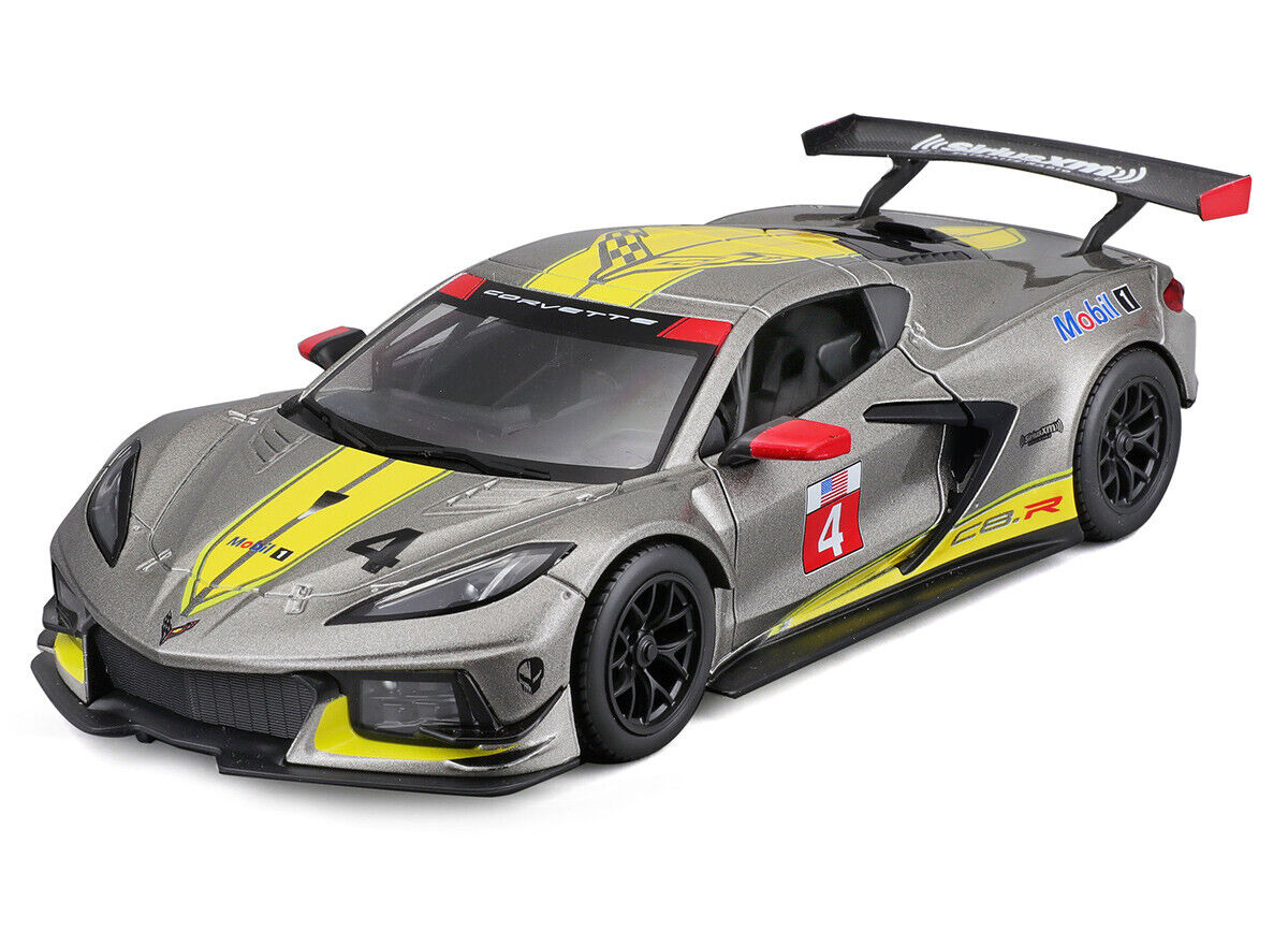 BURAGO RACE 1:24 AUTO DIE CAST METAL CHEVROLET CORVETTE C8.R #4  ART  18-28024