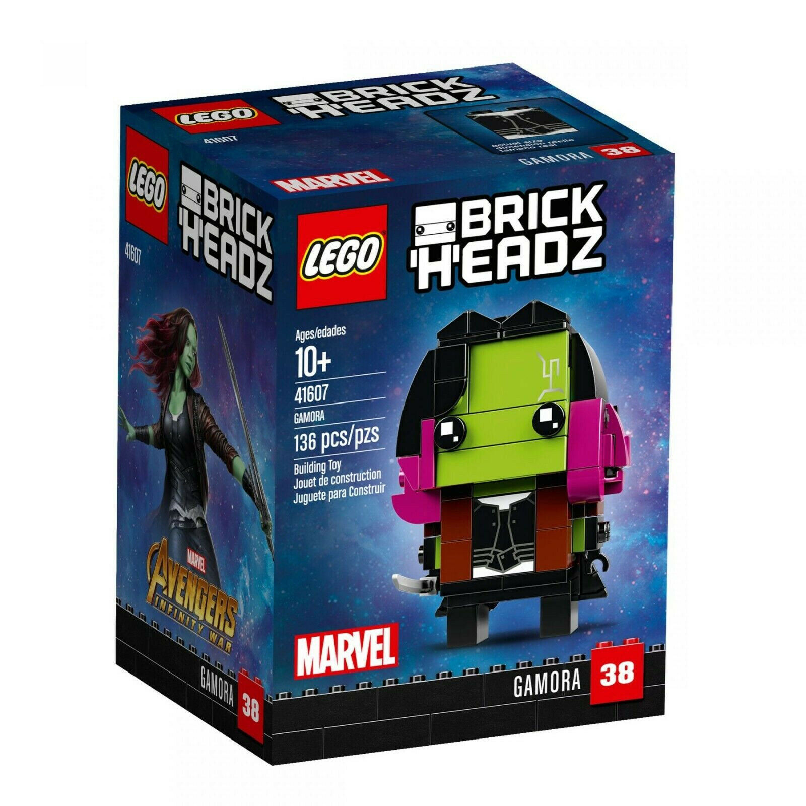 LEGO BRICKHEADZ 41607 - Gamora - NUOVO - RITIRED