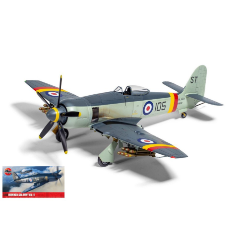 HAWKER SEA FURY FB.11 KIT 1:48 Airfix Kit Aerei Die Cast Modellino