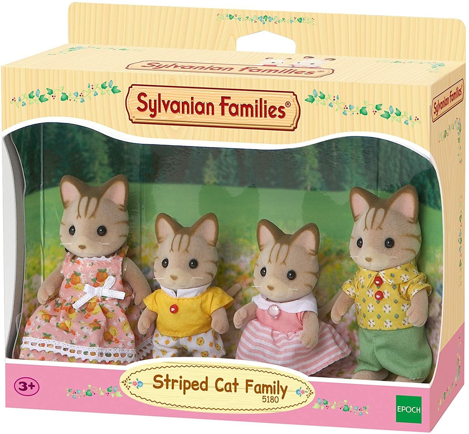 SYLVANIAN FAMILIES 5180 FAMIGLIA GATTI STRIATI