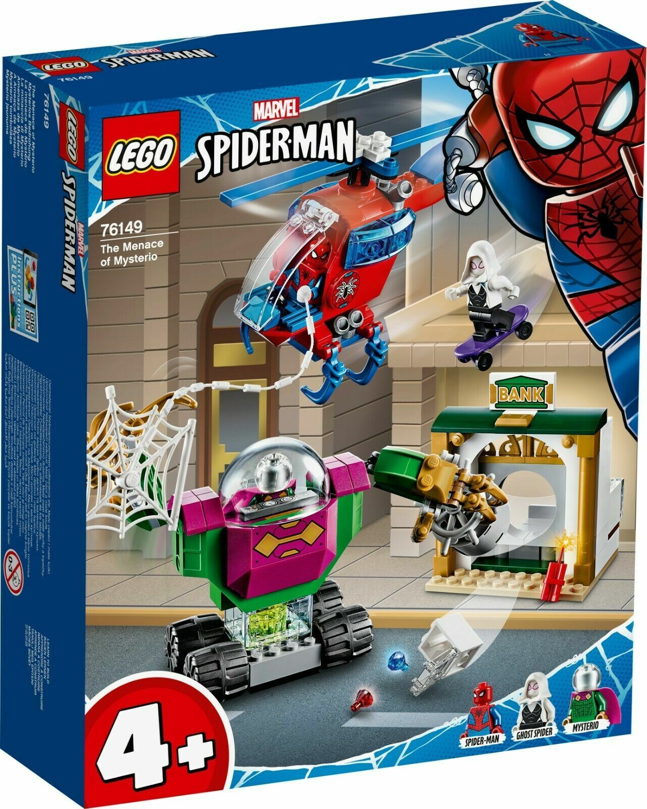 LEGO MARVEL SPIDER MAN - THE MENACE OF MYSTERIO   PZ 163  ART 76149