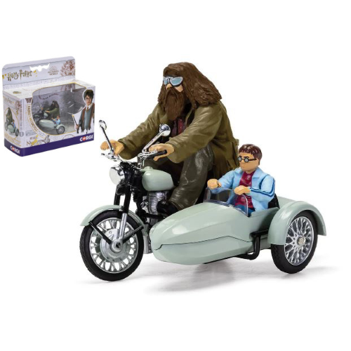 HARRY POTTER HAGRIDS MOTORCYCLE AND SIDECAR cm 6,5 Corgi Movie Die Cast