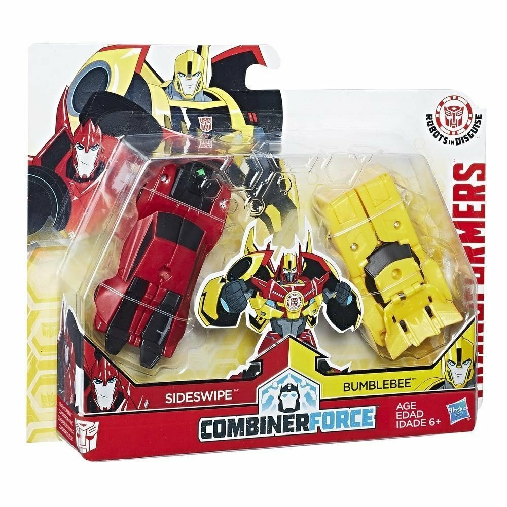 Transformers Personaggio Combiner Force, Bumblebee & Sideswipe di Hasbro C0630-C