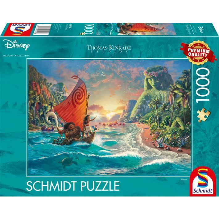 Puzzle Thomas Kinkade: Disney Moana - Vaiana - 1000 pz - Schmidt 58030