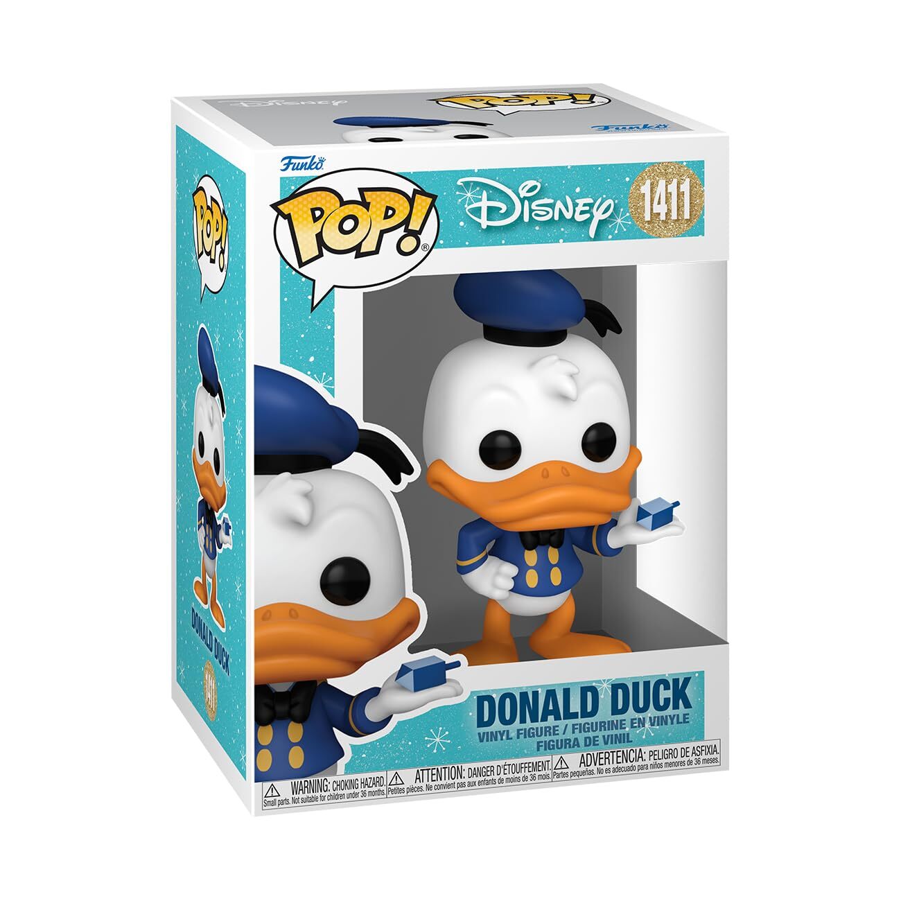 Funko POP! Disney: Holiday - Hanukkah Donald Duck - Collectable Vinyl Figure - G
