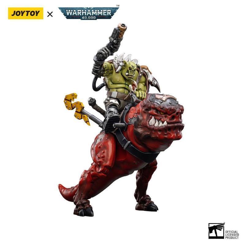 Warhammer 40k Action Figure 1/18 Orks Squighog Nob On Smasha Squig JOYTOY