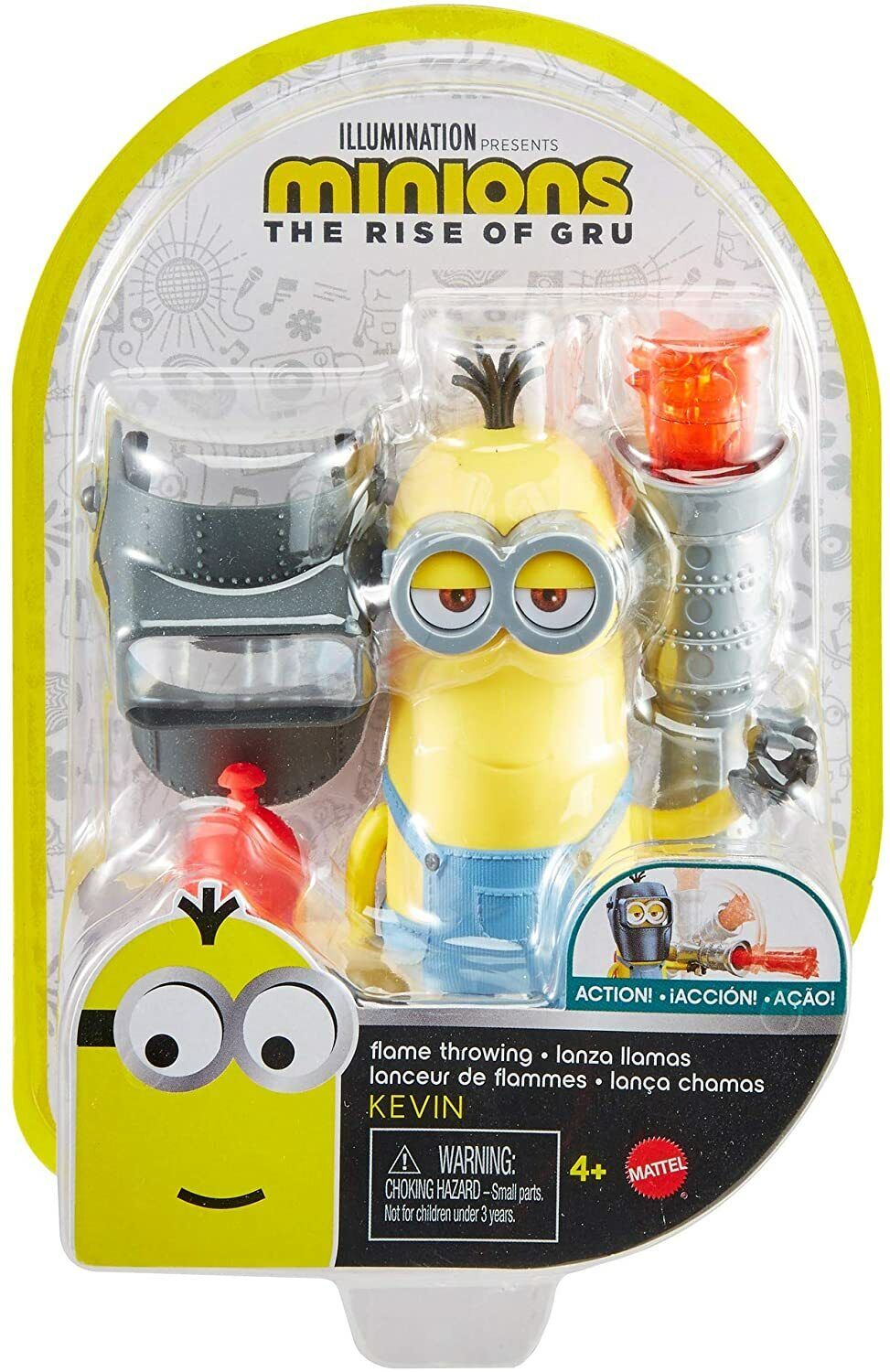 MINIONS FLAME THROWING KEVIN MATTEL GMD91