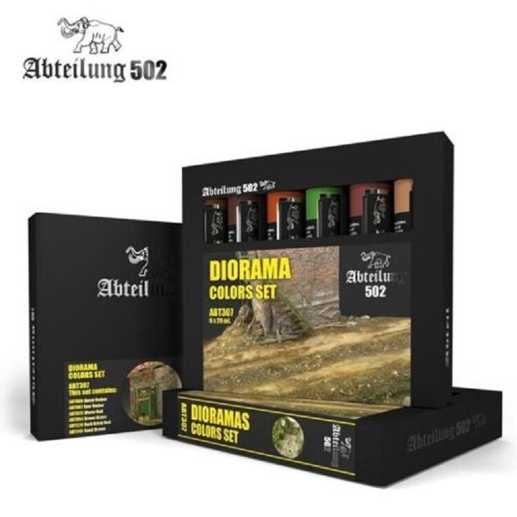 502 ABTEILUNG OILS SET DIORAMA COLORS SET COD.ABT307