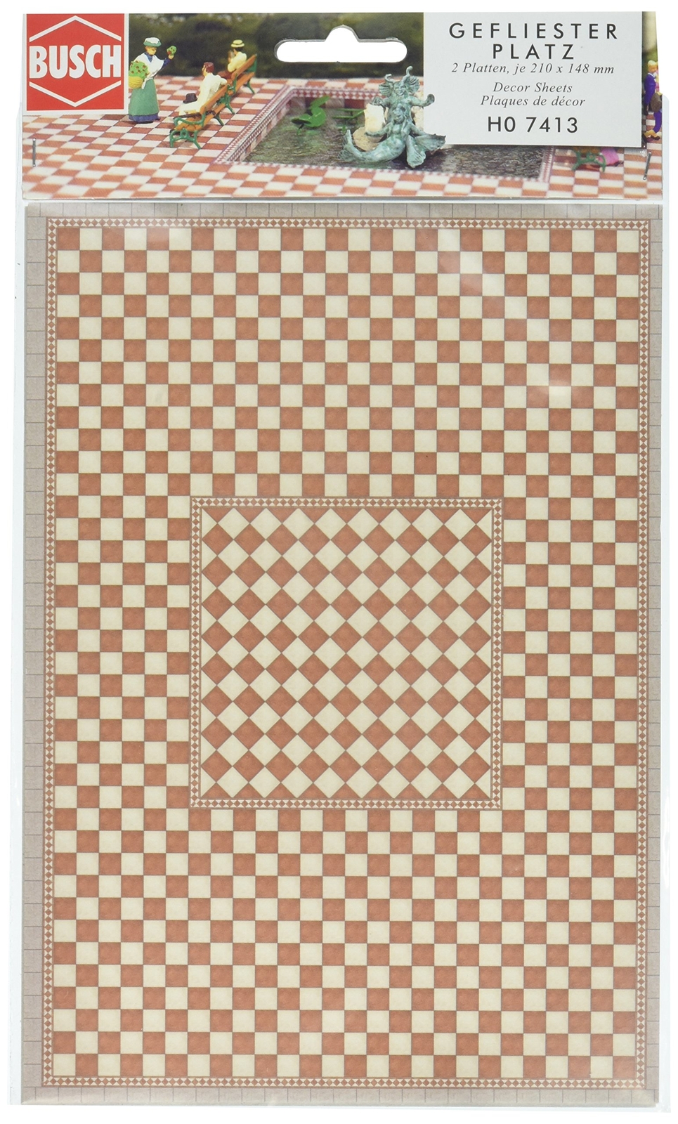 Antique tile Decor Sheets