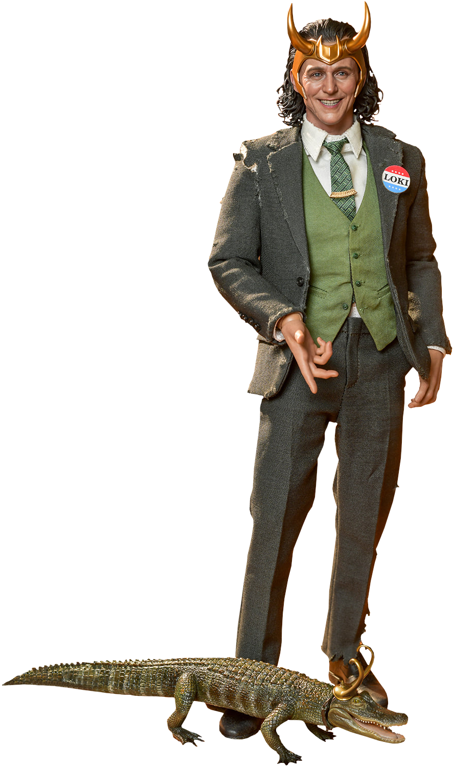 MARVEL Tom Hiddleston President Loki 1/6 Action Figure Hot Toys Sideshow TMS066