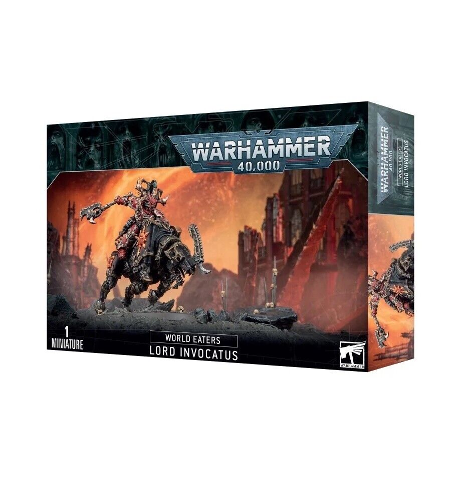 LORD INVOCATUS miniatura in plastica WORLD EATERS games workshop WARHAMMER 40K e