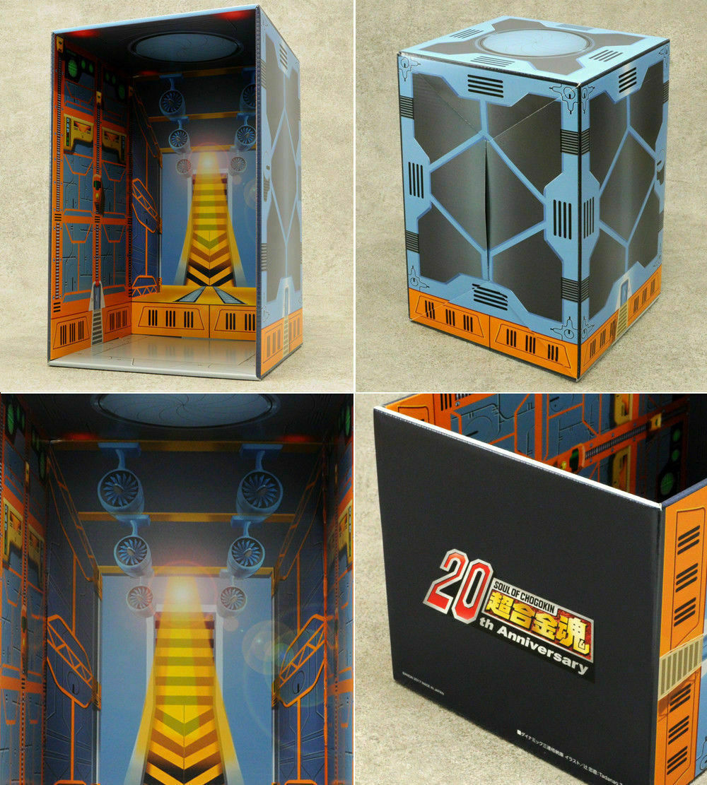 HANGAR SET 3 PEZZI 20th ANNIVERSARY MAZINGA GOLDRAKE GETTER BANDAI CHOGOKIN