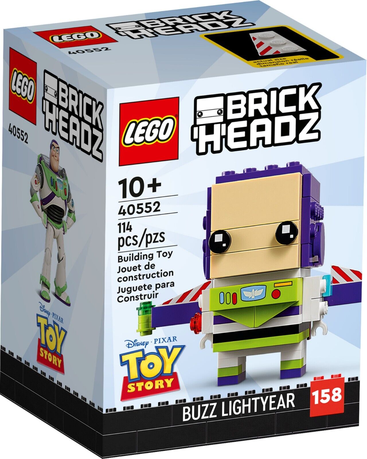 LEGO 40552 BUZZ LIGHTYEAR TOY STORY  BRICK HEADZ