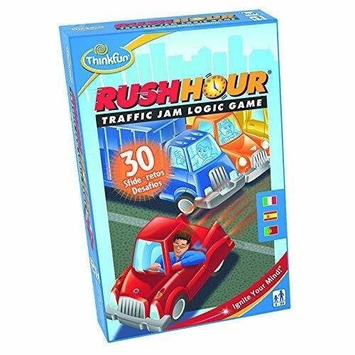 RUSH HOUR TRAVEL portatile GIOCO DI LOGICA think fun TRAFFICO rompicapo CON 30 S