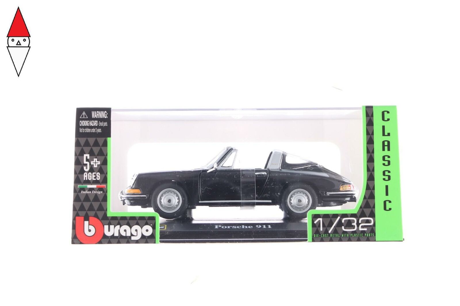 MODELLINO BBURAGO PORSCHE 911 1/32 CLASSIC NERA