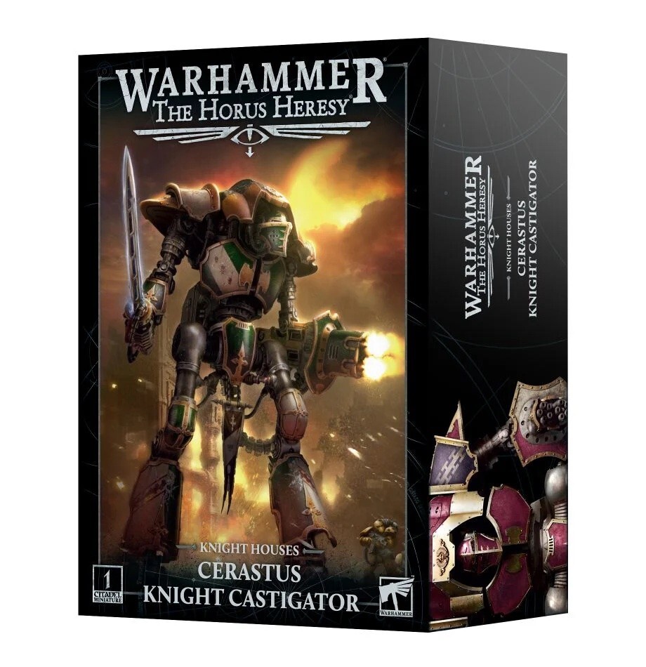CERASTUS KNIGHT CASTIGATOR miniatura in plastica THE HORUS HERESY games workshop