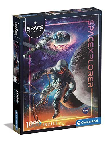 Clementoni Collection-Space Explorer-1000 Pezzi-Puzzle Adulti, Made In (G9R)