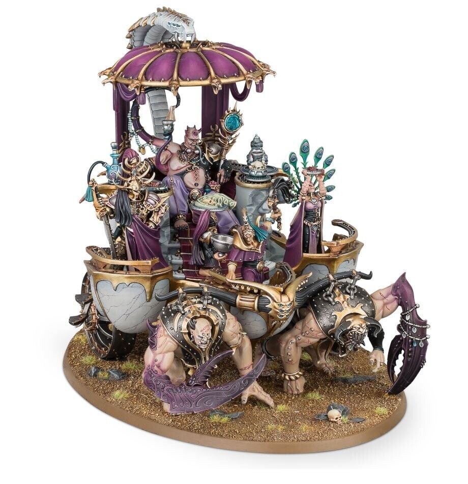 GLUTOS ORSCOLLION hedonites of slaanesh LORD OF GLUTTONY WARHAMMER age of sigmar