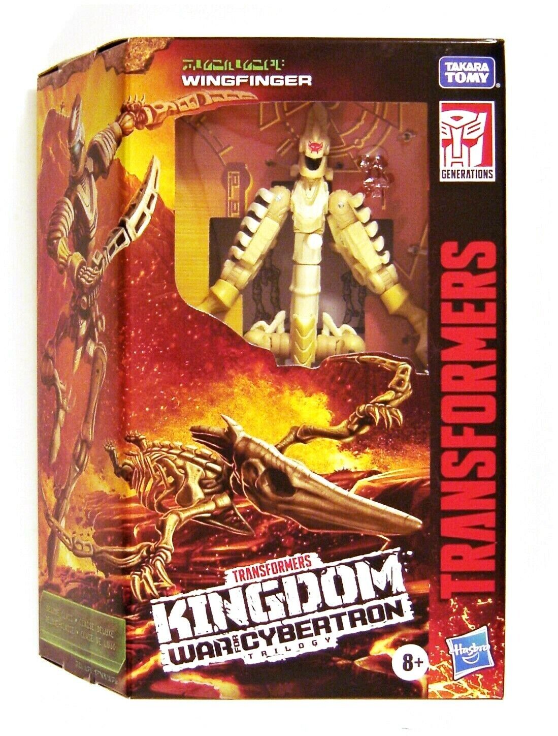Transformers Generations Guerra per Cybertron: Regno Deluxe Wingfinger Figura