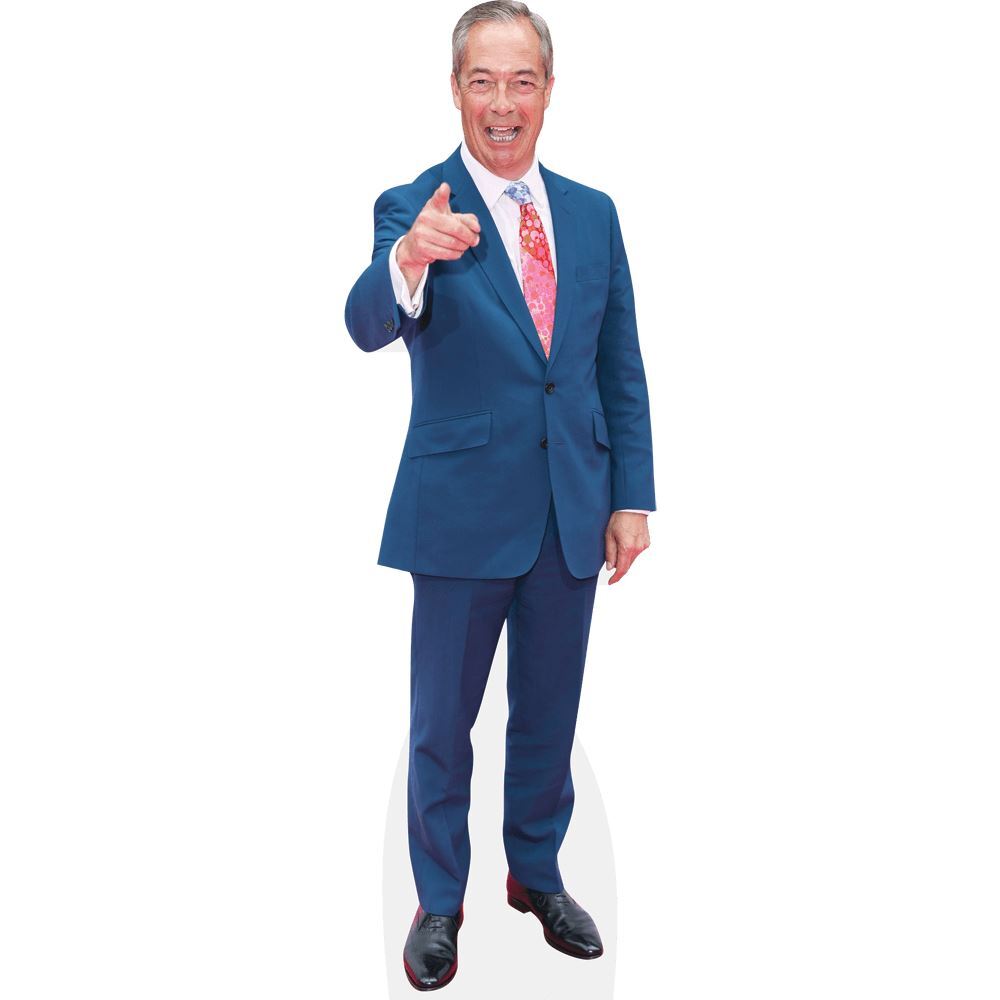 Nigel Farage (Pointing) mini formato