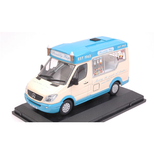 MERCEDES SPRINTER WHITBY MONDIAL ICE CREAM PICCADILLY WHIP 1:43 Oxford Die Cast
