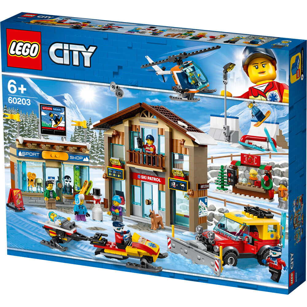 LEGO CITY TOWN  STAZIONE SCIISTICA PEZZI 806 ETA' 6+  ART 60203